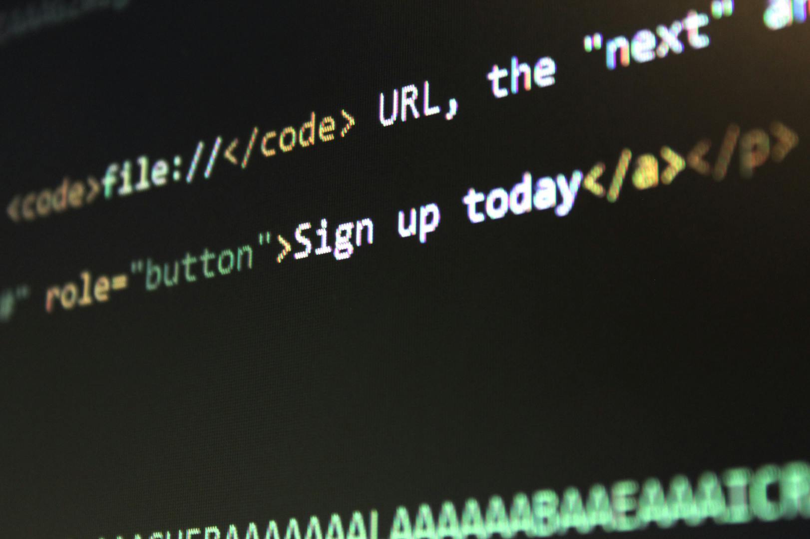Code on a computer screen — software engineering environment